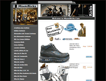 Tablet Screenshot of miamikicks.com